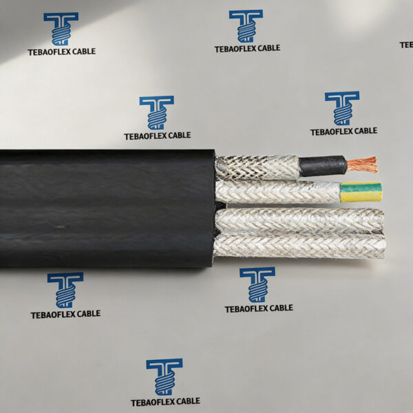 Flat NGFLCGÖU-J, NGFLCGOU-J Trailing Festoon Flexible Cable for Cranes, Hoists
