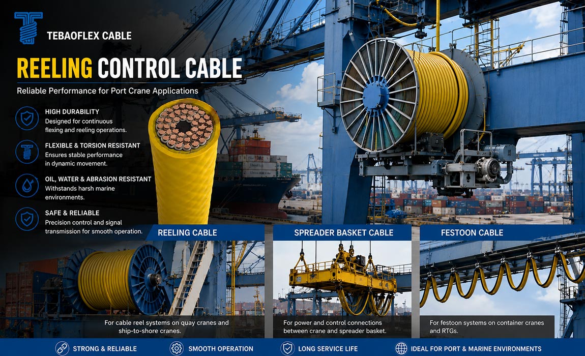 tebaoflex-port-crane-cable-application