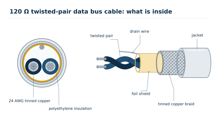 How to Choose an RS-485 Cable: Impedance, Capacitance, Gauge and Distance