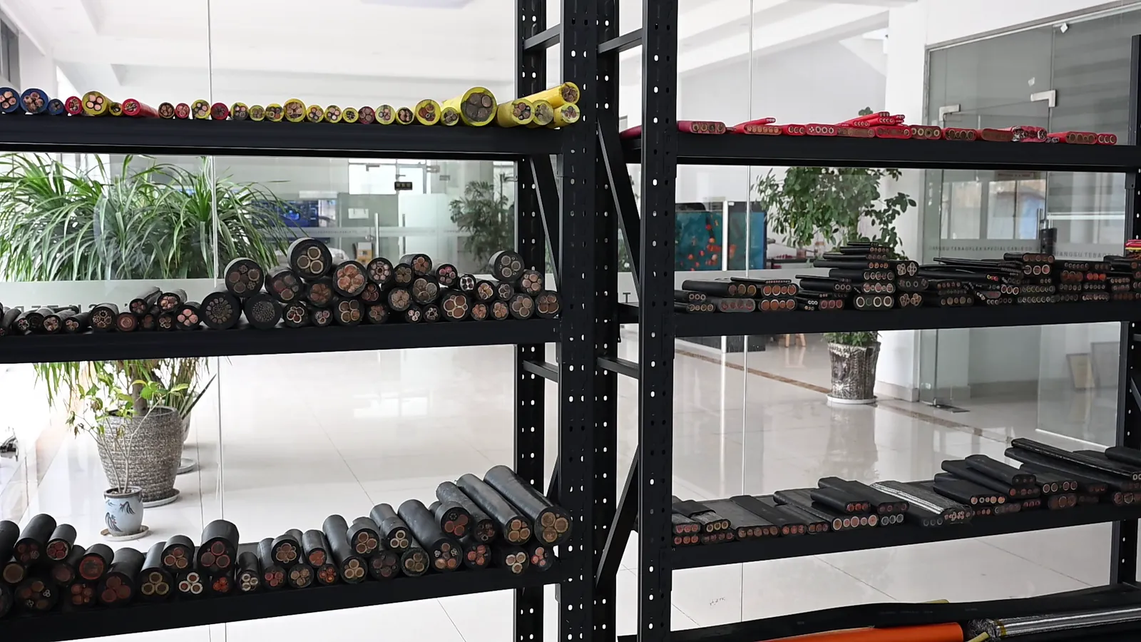 TEBAOFLEX cable sample showroom