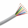 LiYY data cable: grey PVC sheath over thin cores in DIN 47100 colours, unscreened
