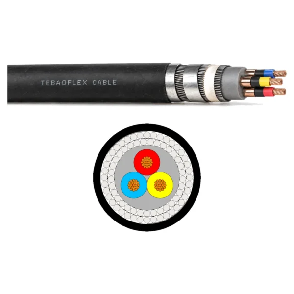 MGM 109 Type 3023 3.3kV Unscreened Double Armoured Mining Cable MGM 109 Type 3023 3.3kV Unscreened Double Armoured Mining Cable