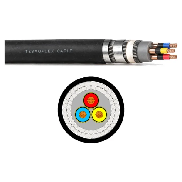 MGM 109 Type 3123 3.3kV Screened Armoured Mining Power Cable MGM 109 Type 3123 3.3kV Screened Armoured Mining Power Cable