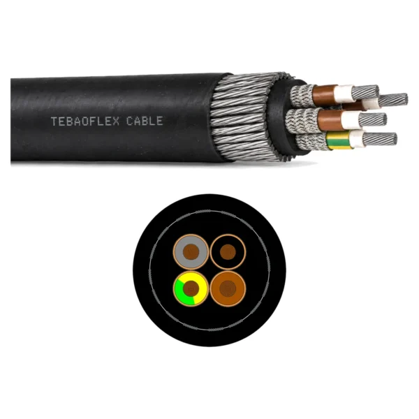 MGM 112 Type 62/63/64 660/1100V Screened Armoured Mining Cable 4mm² MGM 112 Type 62/63/64 660/1100V Screened Armoured Mining Cable 4mm²