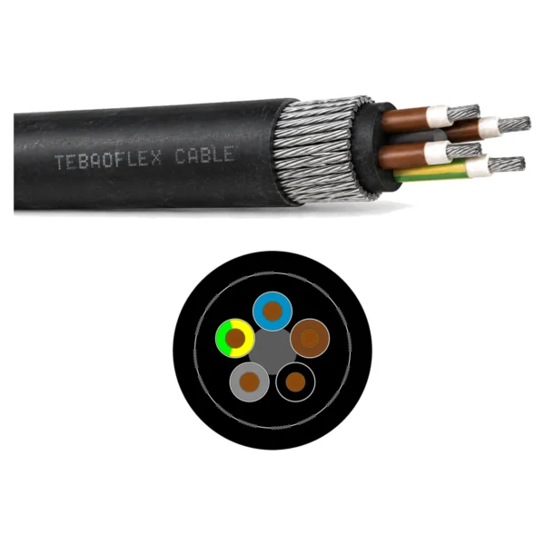 MGM 112 Type E2/E4/E5 660/1100V Unscreened Armoured Mining Cable MGM 112 Type E2/E4/E5 660/1100V Unscreened Armoured Mining Cable