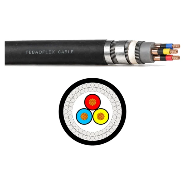 MGM 118 Type 6020 3.8/6.6kV Double Armoured Mining Power Cable MGM 118 Type 6020 3.8/6.6kV Double Armoured Mining Power Cable