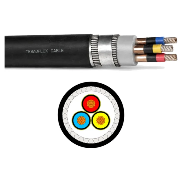 MGM 118 Type 6110 3.8/6.6kV Individually Screened Armoured Mining Cable MGM 118 Type 6110 3.8/6.6kV Individually Screened Armoured Mining Cable