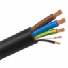 S1BZ5-F DC EV charging cable: black TPU sheath over power, earth and thin CC/CP control cores S1BZ5-F DC EV charging cable: black TPU sheath over power, earth and thin CC/CP control cores