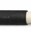 YnOGYekm mining cable with black outer sheath and exposed individual braid screens